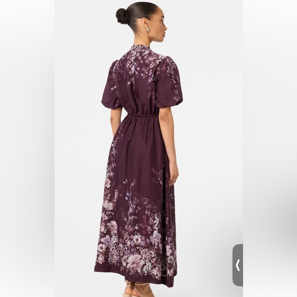 Forever New Plum Floral Maxi Dress - Picture 4 of 12
